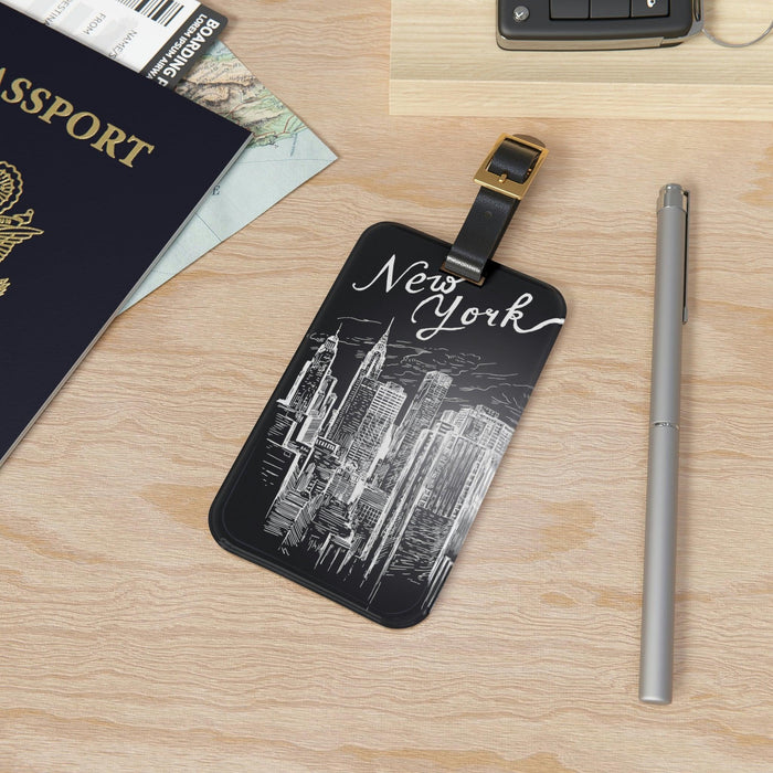 Peekaboo Acrylic Luggage Tag: Lightweight, Secure, and Personalized