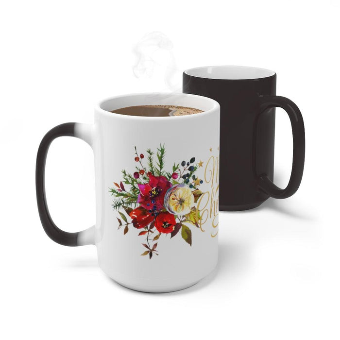 Festive Christmas Heat Sensitive Mug for Morning Magic