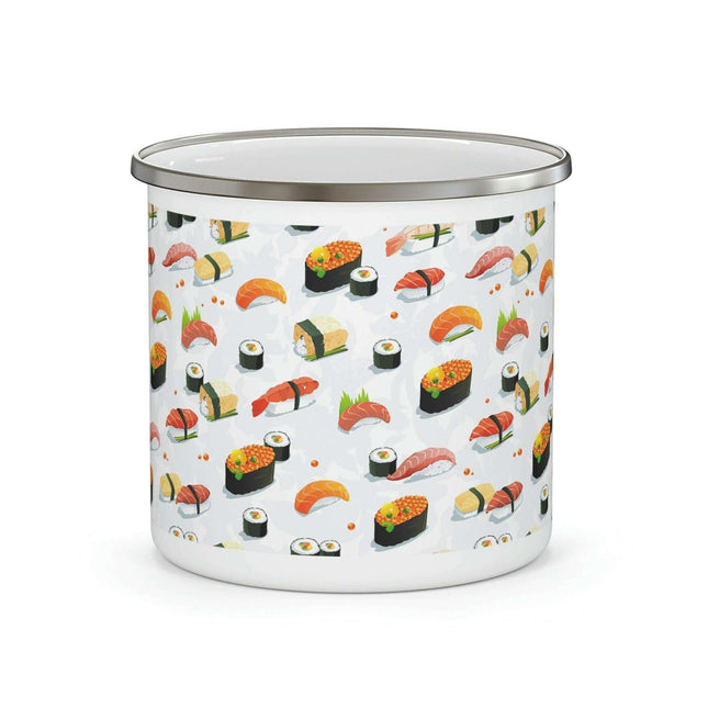 Customizable Enamel Coated Stainless Steel Camping Mug - Perfect for Outdoor Enthusiasts