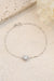 Opal Elegance Adjustable Silver Bracelet