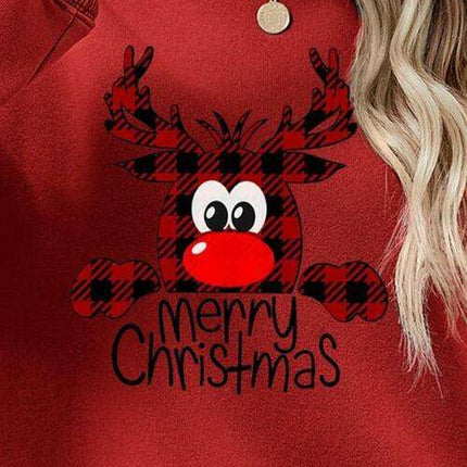 Christmas Cheer Festive Graphic Sweatshirt