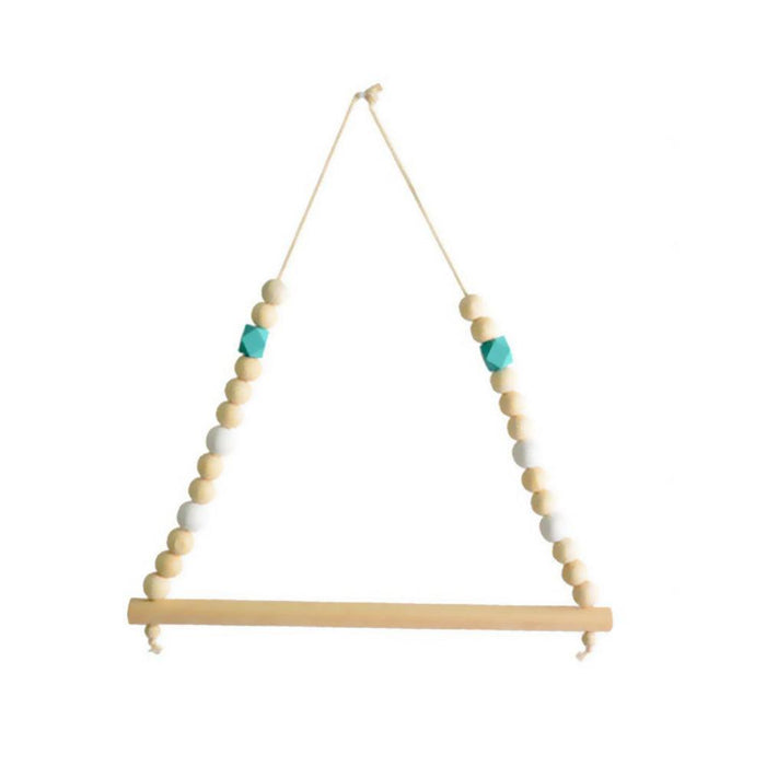 Enchanting Nordic Wooden Wall Hook for Playful Kids' Room Decor