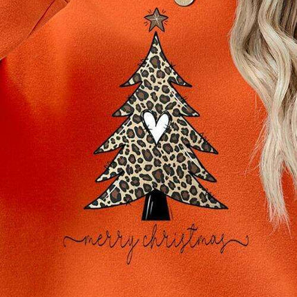 Cozy Christmas Tree Long Sleeve Pullover - Festive Winter Sweater