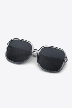 Polycarbonate Square Sunglasses-Trendsi-Black-One Size-Très Elite