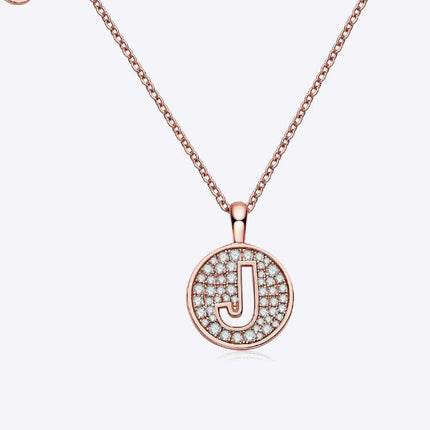 Radiant Moissanite Gemstone Pendant Necklace - Opulent Sterling Silver & 18K Rose Gold