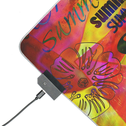 Illuminated Precision Gaming Mouse Pad - Enhance Your Performance and Style