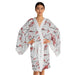 Japanese Floral Long Sleeve Kimono Robe: Exquisite Artistry and Opulent Comfort