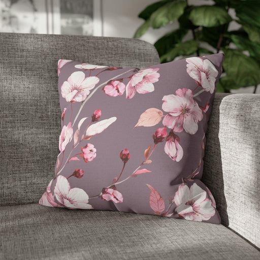 Romantic Floral Square Pillow Case by Maison d'Elite
