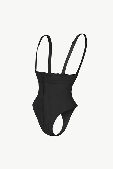 Customizable Zip-Up Bodysuit for Flawless Silhouette