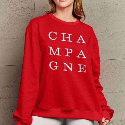 Chic Ivory Elegance Long Sleeve Cotton-Polyester Sweater