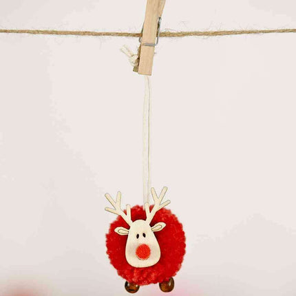 Enchanting Reindeer Holiday Hanging Ornaments for a Joyful Home Atmosphere