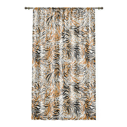 Customizable Animal Print Polyester Curtains - Enhance Your Home Style