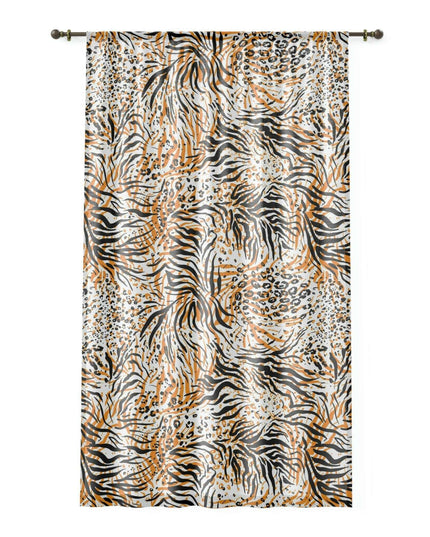 Customizable Animal Print Polyester Curtains - Enhance Your Home Style