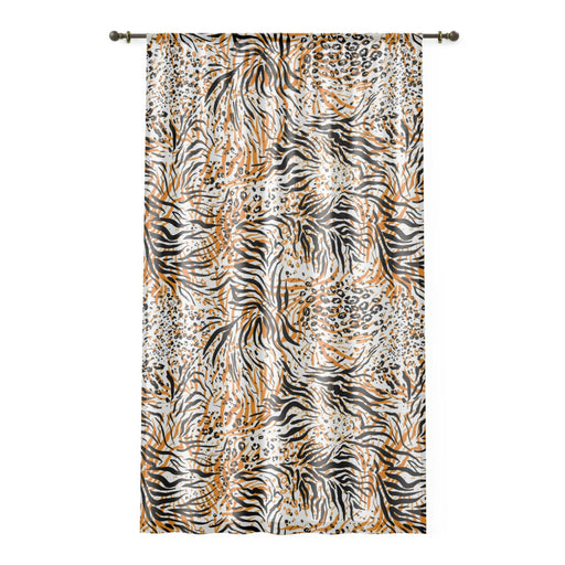 Elite Animal Print Personalized Polyester Window Curtains - Elevate Your Home décor