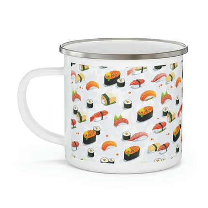 Customizable Enamel Coated Stainless Steel Camping Mug - Perfect for Outdoor Enthusiasts