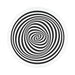 Optical Illusion Abstract Circle Bath Mat with Polyester Material