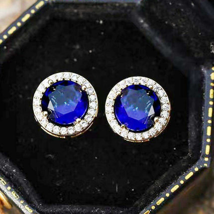 Sophisticated Moissanite & Zircon Platinum-Plated Drop Earrings - 2 Carats Total