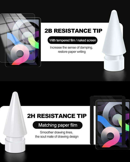 Transform Your Apple Pencil with Versatile Dual Friction Replacement Nibs