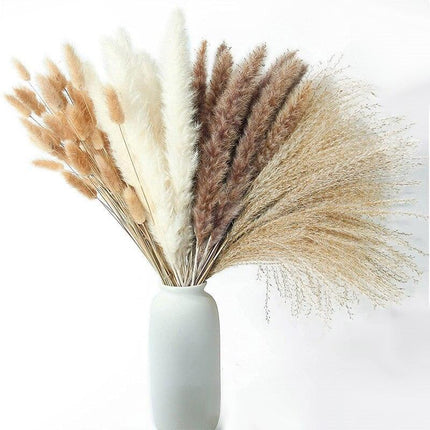 Chic Dried Pampa Grass Display - Ideal for Home Styling and Wedding Accents