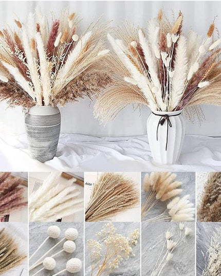 Bohemian Chic Pampas Grass Bouquet for Seasonal Home Decor