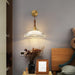 Vintage Glass Wall Lamp for Modern Nordic Lighting in Bedrooms"