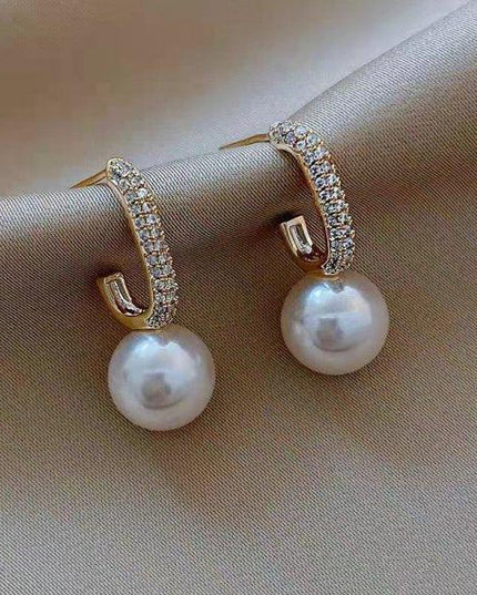 Delightful Gold Cupid Angel Stud Earrings - Elegant Women's Accessory