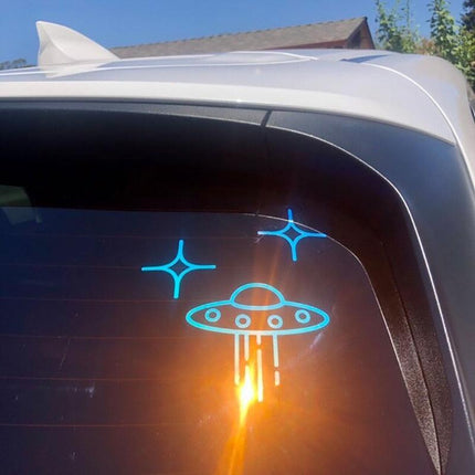 Galactic Voyager UFO Vehicle Decals - Space Alien Stickers