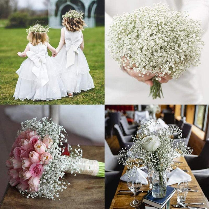 Elegant Faux Baby's Breath Arrangement for Home and Event Decoration