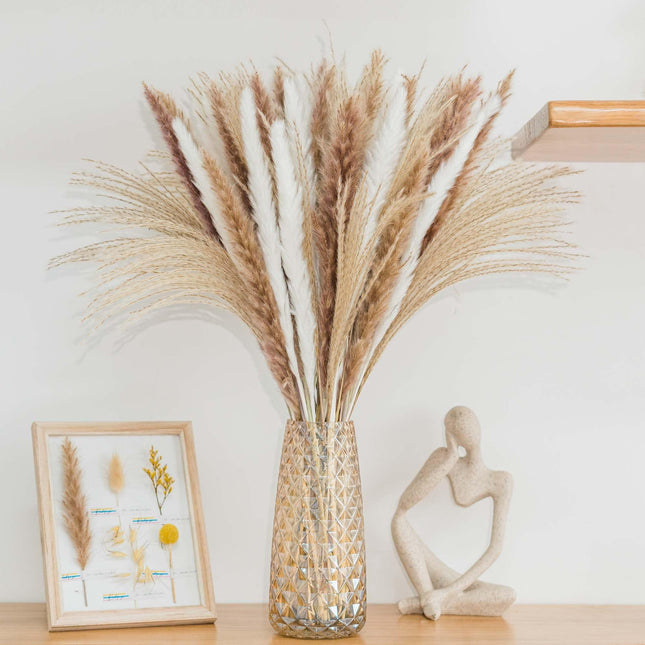Boho-Inspired Pampas Grass Arrangement: Perfect for Weddings and Home Styling