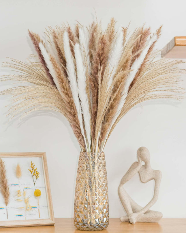 Boho-Inspired Pampas Grass Arrangement: Perfect for Weddings and Home Styling