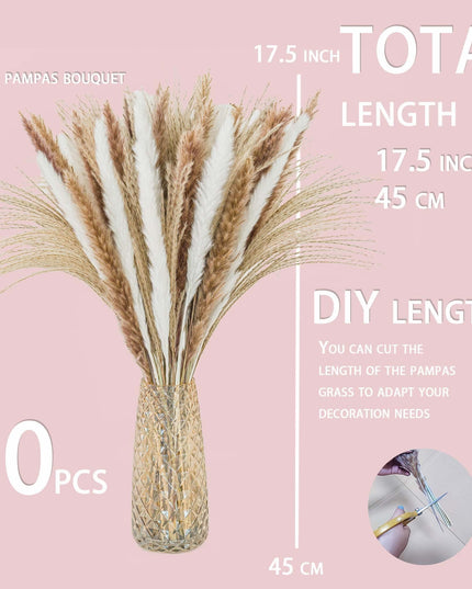 Boho-Inspired Pampas Grass Arrangement: Perfect for Weddings and Home Styling