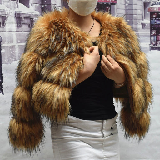 Opulent Faux Fur Winter Coat | Luxe Women's Outerwear