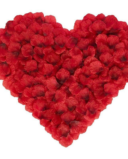 Romantic Elegance Silk Rose Petals Collection: 1000 Lush Red Petals for Memorable Celebrations