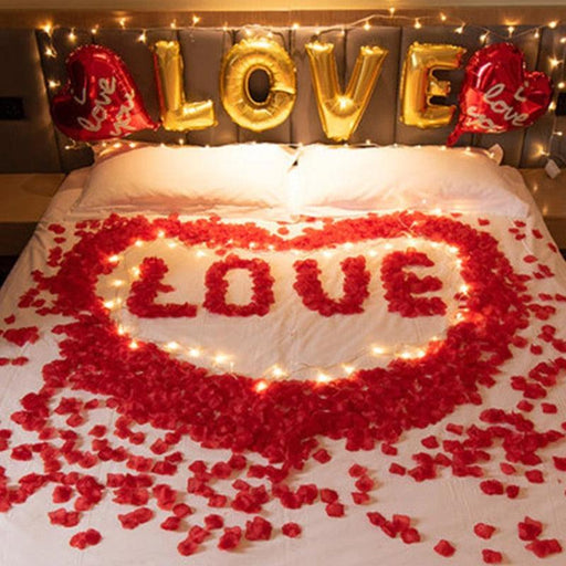 Romantic Red Rose Petals Mega Pack - 1000 Pieces for Love Celebrations
