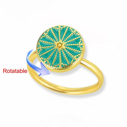 Elegant Four-Leaf Clover Stainless Steel Rings - A Touch of Luck and Style