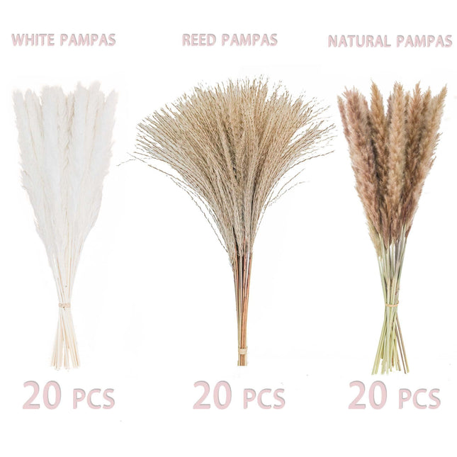 Boho-Inspired Pampas Grass Arrangement: Perfect for Weddings and Home Styling