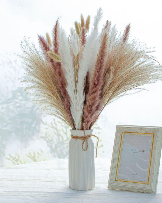 Boho Chic Dried Pampas Grass Bouquet - Versatile Decor for Every Occasion