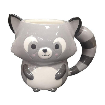 Adorable 3D Raccoon Coffee Mug - Brighten Your Mornings with Whimsy