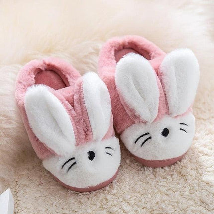 Adorable Bunny-Themed Winter Slippers for Kids - Cozy Comfort!