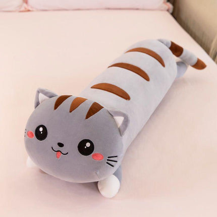Adorable Cartoon Cat Plush Body Pillow Range - Multiple Sizes for Cozy Comfort - Très Elite