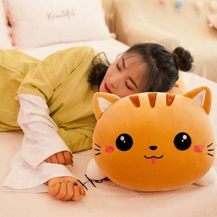 Adorable Cartoon Cat Plush Body Pillow Range - Multiple Sizes for Cozy Comfort - Très Elite