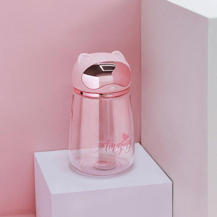 Adorable Eco-Friendly Cat-Themed Water Bottle for Kids - Fun Hydration Solution - Très Elite
