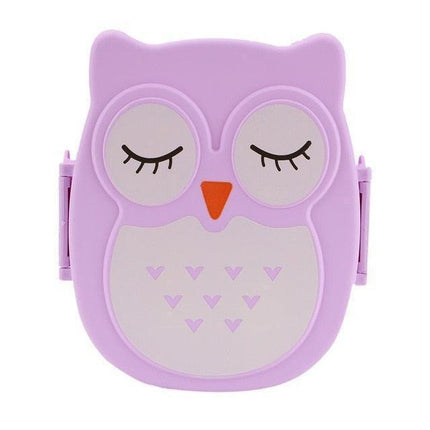 Adorable Owl-Inspired Leak-Resistant Bento Box for Sustainable Dining