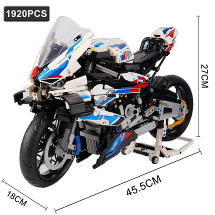 Advanced 1920-Piece Knuckle Chopper Motorcycle Model Building Kit - Très Elite