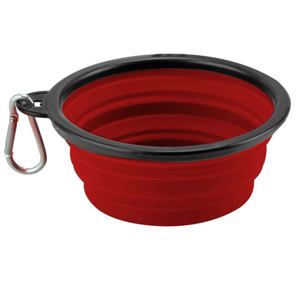 Adventure-Ready Collapsible Silicone Pet Bowl: The Ultimate Travel Feeder for Active Dogs - Très Elite