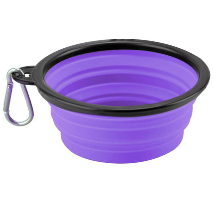 Adventure-Ready Collapsible Silicone Pet Bowl: The Ultimate Travel Feeder for Active Dogs - Très Elite