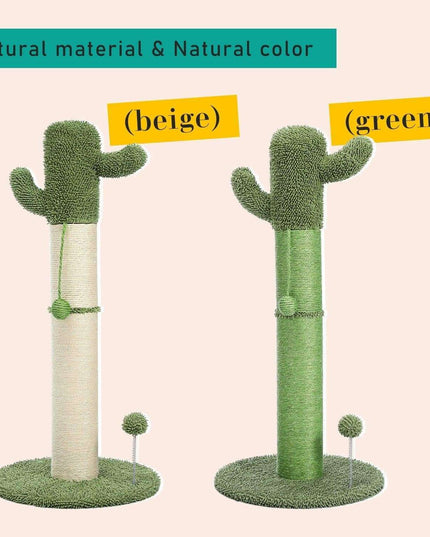 Elegant Cactus Cat Retreat - Luxurious Climber for Stylish Felines