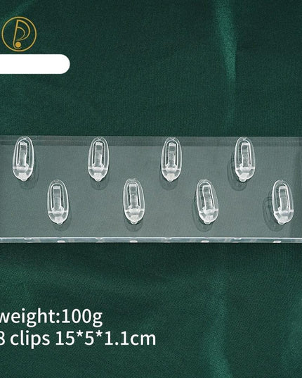 Clear Acrylic Square Rectangle Jewelry Display Stand for Nose Rings, Clicker Hoops, and Earrings