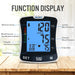 Portable Wrist Blood Pressure Monitor with Big LED Display and Irregular Heartbeat Detection