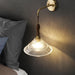 Nordic Vintage Glass Wall Sconce for Bedroom Illumination